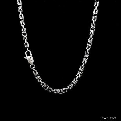 Sleek 3.5mm Designer Platinum Chain for Men – Premium Elegance & Durability