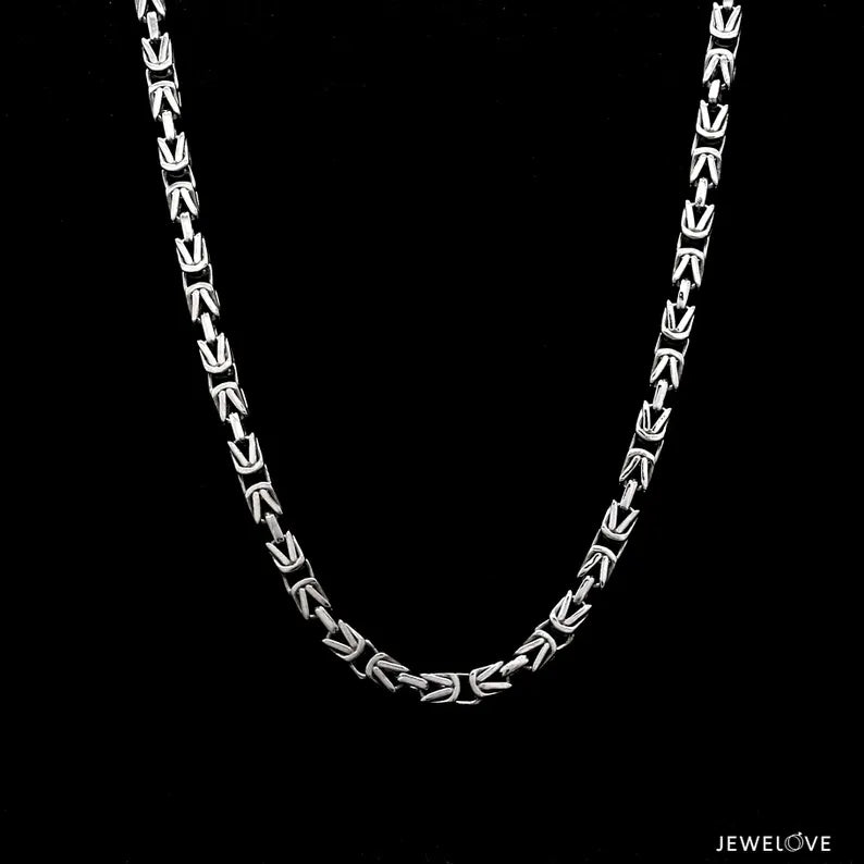 Sleek 3.5mm Designer Platinum Chain for Men – Premium Elegance & Durability